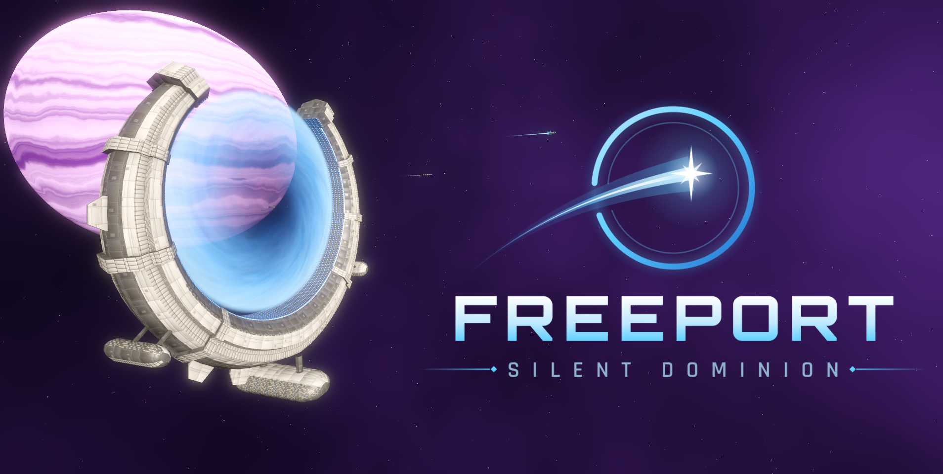 Freeport: Silent Dominion – Sprungtor vor einem Gasriesen
